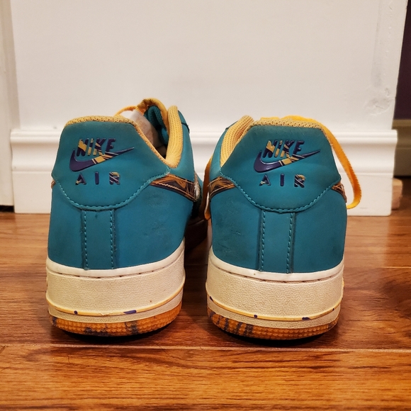 Nike Air Force 1 Low Marbled Swoosh Turbo Green - Picture 5 of 6